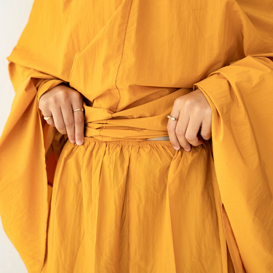 SAFFRON POCKET PRAYER SET.
