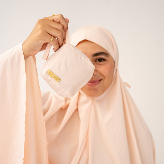 BLUSH POCKET PRAYER SET.